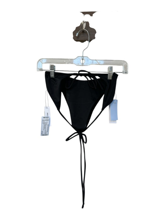 Aexae Size S Black Recycled Polyester Cheeky Triangle Bikini Swimsuit Black / S