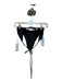 Aexae Size S Black Recycled Polyester Cheeky Triangle Bikini Swimsuit Black / S