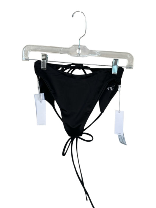 Aexae Size S Black Recycled Polyester Cheeky Triangle Bikini Swimsuit Black / S