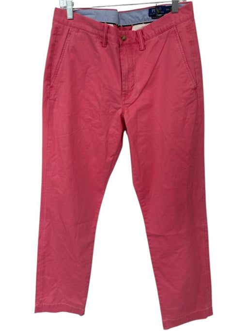 Polo Ralph Lauren Size 33x32 Salmon Cotton Solid Khakis Men's Pants Salmon / 33x32