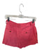 A.L.C. Size 2 Coral Pink Cotton High Waist Front Pleat Front Pockets Shorts Coral Pink / 2