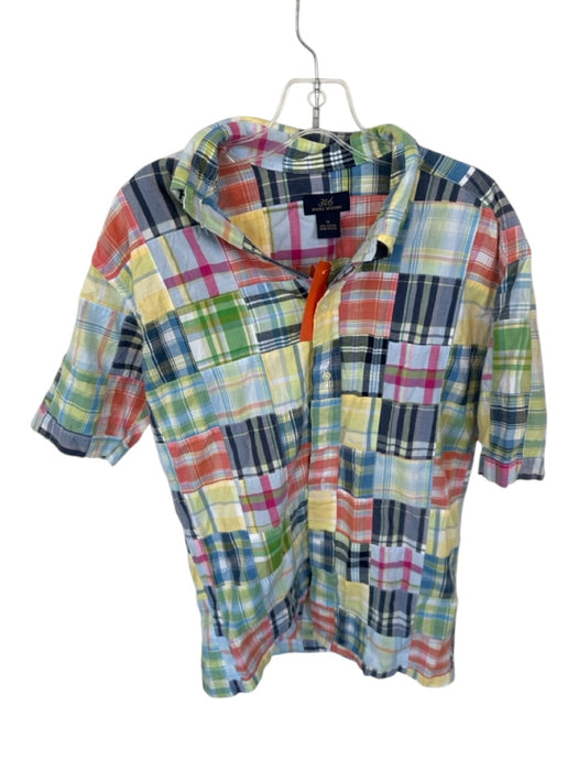 Brooks Brothers Size M Multi Cotton Plaid Button Down Men's Shirt Multi / M