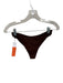 Aexae Size M Brown Recycled Polyester Blend Strapless Cheeky Bikini Swimsuit Brown / M