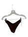 Aexae Size M Brown Recycled Polyester Blend Strapless Cheeky Bikini Swimsuit Brown / M