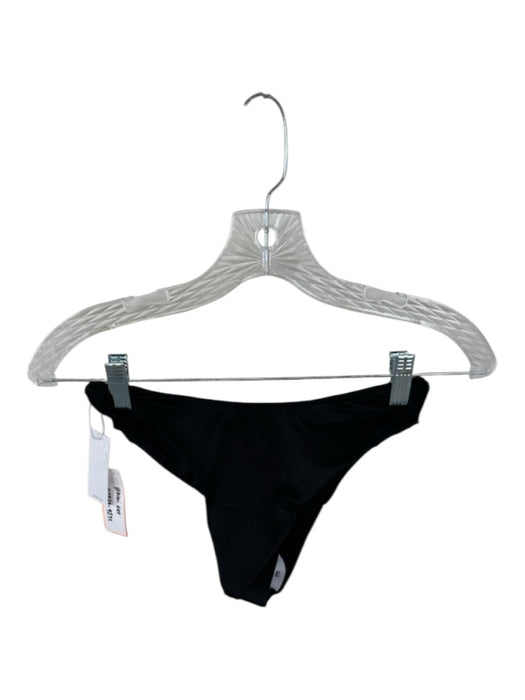 Aexae Size M Black Recycled Polyester Blend Triangle Cheeky Bikini Swimsuit Black / M