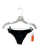 Aexae Size M Black Recycled Polyester Blend Triangle Cheeky Bikini Swimsuit Black / M