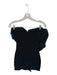 Mara Hoffman Size S Black Organic Cotton Strapless smocked Ruffle Dress Black / S