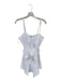 Lalibela Size L White Cotton Spaghetti Strap Eyelet Belted Dress White / L