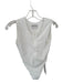 Aexae Size M White Recycled Polyester Front Zip One Piece Swimsuit White / M