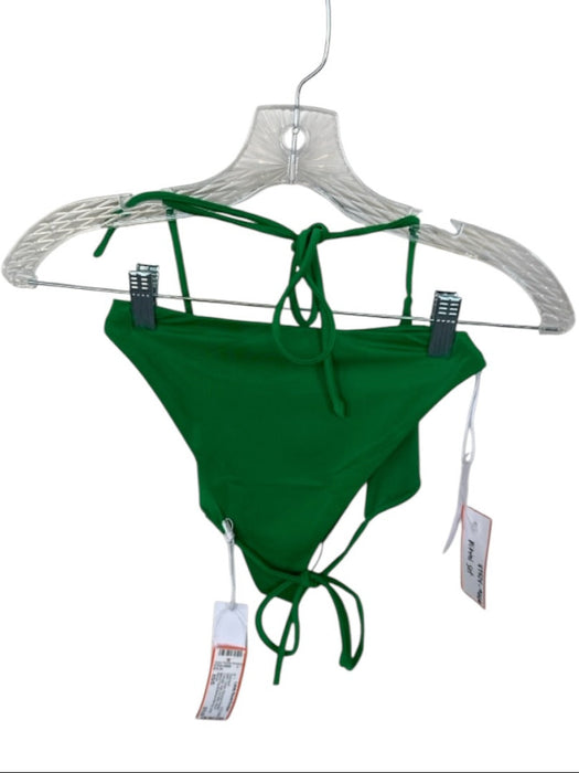 Aexae Size XS/S Green Recycled Polyester Triangle High Cut Bikini Swimsuit Green / XS/S