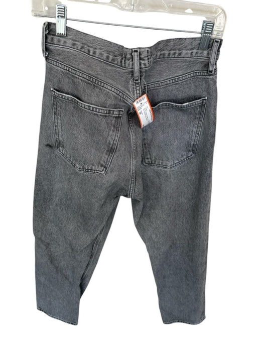 Agolde Size 26 Gray Organic Cotton High Waist Button Fly Straight Leg Jeans Gray / 26