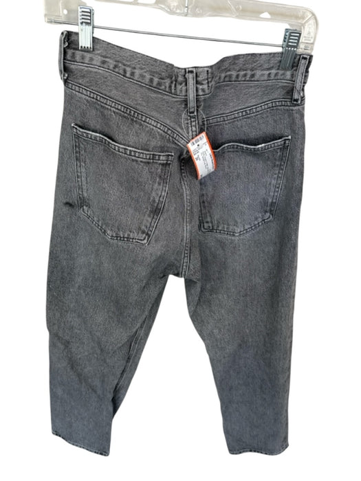 Agolde Size 26 Gray Organic Cotton High Waist Button Fly Straight Leg Jeans Gray / 26