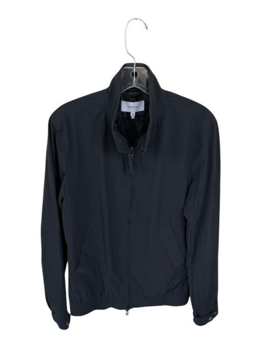 Reiss NWT Size XS Navy Nylon full zip Bomber Men's Jacket Navy / XS