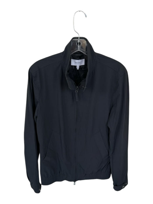 Reiss NWT Size XS Navy Nylon full zip Bomber Men's Jacket Navy / XS