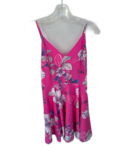 Yumi Kim Size S Pink & Purple Polyester Spaghetti Strap Flowers Dress Pink & Purple / S