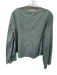 Tibi Size 8 Olive Green Cotton Long Bell Sleeve Boat Neck Top Olive Green / 8