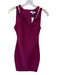 Likely Size 2 Maroon Polyester Blend Sleeveless Back Zip Midi Dress Maroon / 2