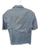 Eton NWT Size M Light blue Cotton & Linen Solid Split Neck Men's Polo Light blue / M