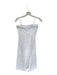 Maia Bergman Size S White Linen Spaghetti Strap Butterflies Lace Maxi Dress White / S