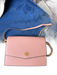Tory Burch Blush & Gold Leather Front Flap Chain Strap Crossbody Bag Blush & Gold / S