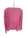 Saint James L'Atelier Size M Pink & White Cotton Long Sleeve Striped Top Pink & White / M