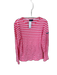 Saint James L'Atelier Size M Pink & White Cotton Long Sleeve Striped Top Pink & White / M