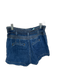 Pilcro Size 29 Dark Wash Cotton Blend High Waist Belted Denim Shorts Dark Wash / 29