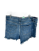 Hudson Size 31 Med Dark Wash Cotton Blend High Waist Cut Off Denim Shorts Med Dark Wash / 31