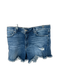Hudson Size 31 Med Dark Wash Cotton Blend High Waist Cut Off Denim Shorts Med Dark Wash / 31