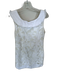 Vineet Bahl Size S White Cotton Sleeveless Bib eyelet Dress White / S