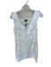 Vineet Bahl Size S White Cotton Sleeveless Bib eyelet Dress White / S