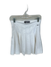 J. Lindeberg Size S White Polyester Blend Pleated Side Zip Athletic Skirt White / S