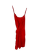 Madewell Size M Tomato Cotton Braided Strap Wrap Dress Tomato / M