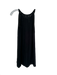 Joie Size M Black Cotton Blend Sleeveless Chevron Coverup Dress Black / M