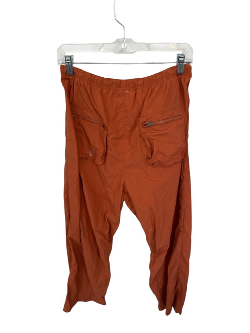 FP Movement Size S Burnt Orange Nylon Drawstring Zipper at Ankle Athletic Pants Burnt Orange / S
