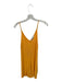 FP Beach Size L Marigold Viscose Blend Spaghetti Strap Ribbed Dress Marigold / L