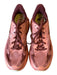Hoka Shoe Size 7.5B Maroon & Pink Canvas Perforated Athletic Sneakers Maroon & Pink / 7.5B