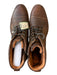 Florsheim Shoe Size 10 New Brown Leather Lace Up Side Zip Men's Boots Brown / 10