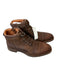 Florsheim Shoe Size 10 New Brown Leather Lace Up Side Zip Men's Boots Brown / 10