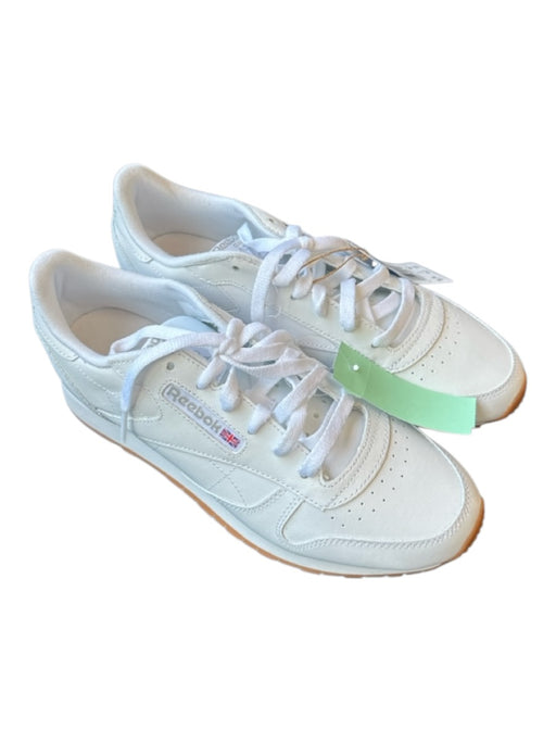 Reebok Shoe Size 9.5 White Leather Athletic Sneakers White / 9.5