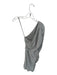 IRO Size XS Gray Cotton & Viscose One Shoulder Gathered Side Mini Dress Gray / XS