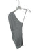 IRO Size XS Gray Cotton & Viscose One Shoulder Gathered Side Mini Dress Gray / XS
