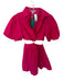 Lalibela Size S Magenta Pink Cotton 3/4 Balloon Sleeve Collar Cut Out Side Dress Magenta Pink / S