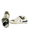 Sangacio Shoe Size 10.5 New Green & Red Canvas & Leather Perforated Sneakers Green & Red / 10.5