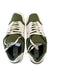 Sangacio Shoe Size 10.5 New Green & Red Canvas & Leather Perforated Sneakers Green & Red / 10.5