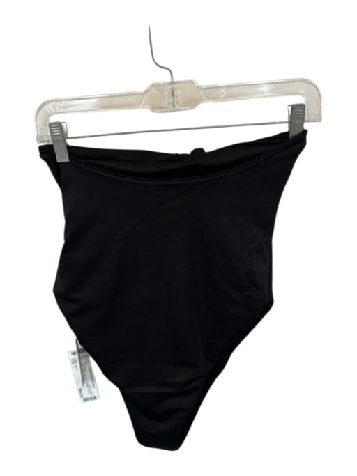 Aexae Size L Black Recycled Polyester Halter Neck One Piece Swimsuit Black / L