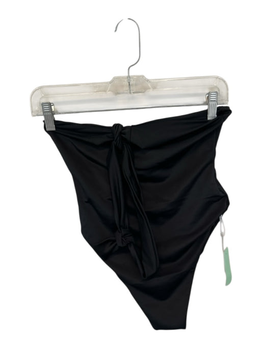 Aexae Size L Black Recycled Polyester Halter Neck One Piece Swimsuit Black / L