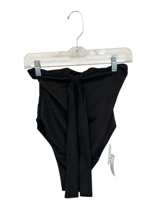 Aexae Size L Black Recycled Polyester Halter Neck One Piece Swimsuit Black / L