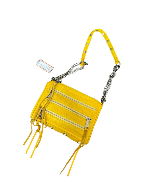 Rebecca Minkoff Yellow Leather SHW Crossbody Bag Yellow / S