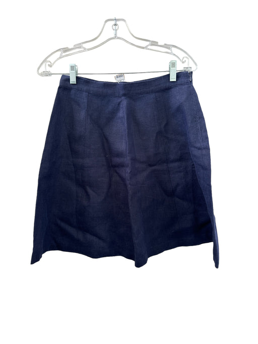 Joie Size Est S Navy Linen A-line Skirt Navy / Est S